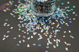 SKULL & CROSS BONEs 3mm shape Glitter- Pixie Shapes