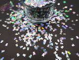 SKULL & CROSS BONEs 3mm shape Glitter- Pixie Shapes