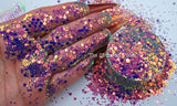 DRAGONS BREATH CHUNKY mix glitter mix- Fantasy Charade