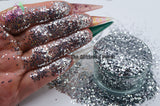 DOUBLE SIDED BLADE 1MM metallic hexagon glitter- Heavy Metallics