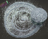 DOUBLE SIDED BLADE .4mm metallic hexagon glitter- Heavy Metallics