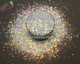 FROSTED OPALS glitter mix- Aurora Australis collection