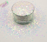 FROSTED OPALS glitter mix- Aurora Australis collection