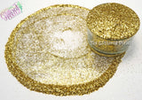 14 KARAT .4MM metallic hexagon glitter- Heavy Metallics