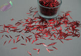 BLOOD RED KNIFE shape 9mm holographic Glitter HALLOWEEN GLITTER shape