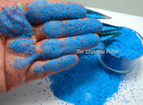 BLUE UV LIGHT reactive glitter 1 mm