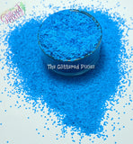 BLUE UV LIGHT reactive glitter 1 mm