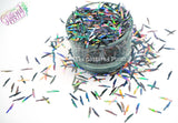 MOON SHADOW KNIFE shape 9mm holographic Glitter HALLOWEEN GLITTER shape