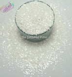 VIRGIN SNOW 1mm WHITE Glitter