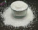 VIRGIN SNOW 1mm WHITE Glitter