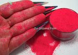 RED UV LIGHT reactive glitter .4 mm