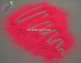 RED UV LIGHT reactive glitter .4 mm