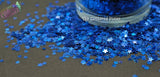 BLUE HOLO fx STAR shape Glitter- Pixie Shapes-