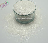 VIRGIN SNOW 1mm WHITE Glitter