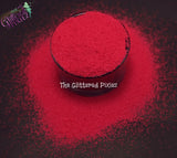 RED UV LIGHT reactive glitter .4 mm