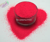 RED UV LIGHT reactive glitter .4 mm
