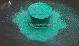 MERMAIDS FIN Green Aqua Extra Fine glitter Loose Glitter for Nail art Hair Face Fun Body Tumblers Craft supply Resin supply Freshie Glitter