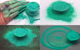 MERMAIDS FIN Green Aqua Extra Fine glitter Loose Glitter for Nail art Hair Face Fun Body Tumblers Craft supply Resin supply Freshie Glitter