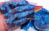 METALLIC BLUE .2x3mm slice shape glitter Fun Loose Glitter for Nail art Hair Face Body Tumblers Craft supply Resin supply Freshie Glitter