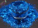 METALLIC BLUE .2x3mm slice shape glitter Fun Loose Glitter for Nail art Hair Face Body Tumblers Craft supply Resin supply Freshie Glitter