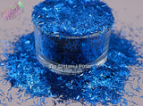 METALLIC BLUE .2x3mm slice shape glitter Fun Loose Glitter for Nail art Hair Face Body Tumblers Craft supply Resin supply Freshie Glitter