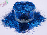 METALLIC BLUE .2x3mm slice shape glitter Fun Loose Glitter for Nail art Hair Face Body Tumblers Craft supply Resin supply Freshie Glitter