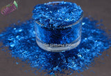 METALLIC BLUE .2x3mm slice shape glitter Fun Loose Glitter for Nail art Hair Face Body Tumblers Craft supply Resin supply Freshie Glitter
