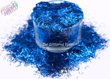 METALLIC BLUE .2x3mm slice shape glitter Fun Loose Glitter for Nail art Hair Face Body Tumblers Craft supply Resin supply Freshie Glitter