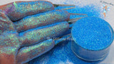 BLUE JEWEL- iridescent extra fine glitter Loose Glitter for Nail art Hair Face Fun Body Tumblers Craft supply Resin supply Freshie Glitter
