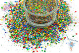 BIRTHDAY BASH- Fun Shapes glitter mix - Loose Glitter for Nail art Hair Face Fun Body Tumblers Craft supply Resin supply Freshie Glitter