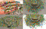 BIRTHDAY BASH- Fun Shapes glitter mix - Loose Glitter for Nail art Hair Face Fun Body Tumblers Craft supply Resin supply Freshie Glitter