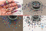 BLACK HOLO UMBRELLA Shape glitter Super cute Loose Glitter for Nail art Hair Face Fun Body Tumbler Craft supply Resin supply Freshie Glitter