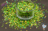 ACID RAIN DROP shape Glitter 3mm holographic Loose Glitter for Nail art Hair Face Fun Body Craft supply Resin supply Freshie Glitter