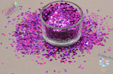 PURPLE RAIN DROP shape Glitter 3mm holographic Loose Glitter for Nail art Hair Face Fun Body Craft supply Resin supply Freshie Glitter