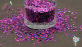 PURPLE RAIN DROP shape Glitter 3mm holographic Loose Glitter for Nail art Hair Face Fun Body Craft supply Resin supply Freshie Glitter