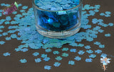 HYDRANGEA Blue TROPICAL FISH glitter Cute Fun Loose Glitter for Nail art Hair Face Body Tumblers Craft supply Resin supply Freshie Glitter