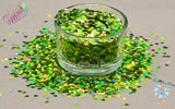 ACID RAIN DROP shape Glitter 3mm holographic Loose Glitter for Nail art Hair Face Fun Body Craft supply Resin supply Freshie Glitter