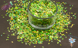 ACID RAIN DROP shape Glitter 3mm holographic Loose Glitter for Nail art Hair Face Fun Body Craft supply Resin supply Freshie Glitter