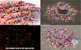 DEAD MANS PARTY glow glitter mix Fun 80's Halloween Inspired cute Glitter for Nail art Hair Face Body Tumblers Craft & Resin supply Freshie