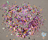 DEAD MANS PARTY glow glitter mix Fun 80's Halloween Inspired cute Glitter for Nail art Hair Face Body Tumblers Craft & Resin supply Freshie