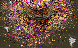 FRIGHT NIGHT glitter mix Fun 80's Halloween Inspired cute Glitter for Nail art Hair Face Body Tumblers Craft supply Resin & freshie supply
