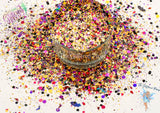 FRIGHT NIGHT glitter mix Fun 80's Halloween Inspired cute Glitter for Nail art Hair Face Body Tumblers Craft supply Resin & freshie supply