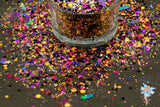 FRIGHT NIGHT glitter mix Fun 80's Halloween Inspired cute Glitter for Nail art Hair Face Body Tumblers Craft supply Resin & freshie supply