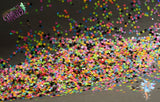 GLAM ROCK remix - Fun neon star glitter mix- Loose Glitter for Nail art Hair Face Fun Body Tumblers Craft & Resin supply Freshie Glitter