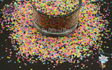 GLAM ROCK remix - Fun neon star glitter mix- Loose Glitter for Nail art Hair Face Fun Body Tumblers Craft & Resin supply Freshie Glitter