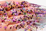 DEAD MANS PARTY glow glitter mix Fun 80's Halloween Inspired cute Glitter for Nail art Hair Face Body Tumblers Craft & Resin supply Freshie