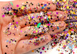 FRIGHT NIGHT glitter mix Fun 80's Halloween Inspired cute Glitter for Nail art Hair Face Body Tumblers Craft supply Resin & freshie supply