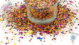 FRIGHT NIGHT glitter mix Fun 80's Halloween Inspired cute Glitter for Nail art Hair Face Body Tumblers Craft supply Resin & freshie supply