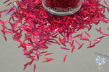 IT’S PINK KNIFE shape holo Glitter Halloween Fun Loose Glitter for Nail art Hair Face Tumblers Craft supply Resin supply Freshie Glitter
