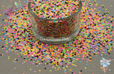 GLAM ROCK remix - Fun neon star glitter mix- Loose Glitter for Nail art Hair Face Fun Body Tumblers Craft & Resin supply Freshie Glitter